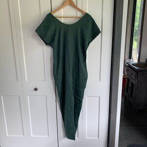 NWOT Conscious Clothing Orchard M Jumpsuit in Spruce